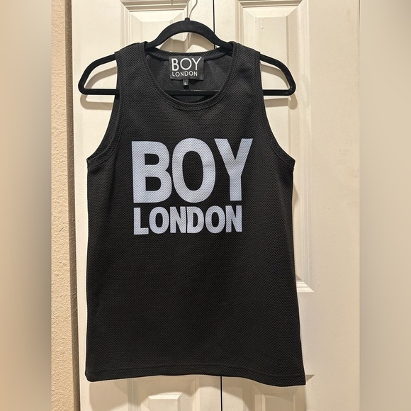 Boy London Tank Top Black Women’s Mesh , size Large - Picture 1 of 7